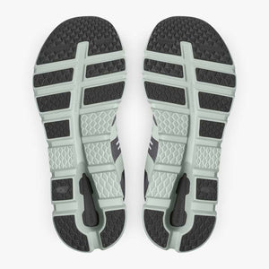 On Men's Cloudrunner Running Shoes Alloy / Moss - achilles heel