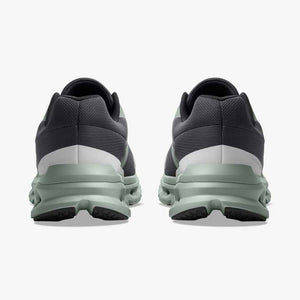 On Men's Cloudrunner Running Shoes Alloy / Moss - achilles heel