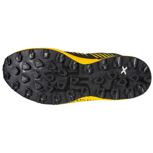 La Sportiva Men's Cyklon Trail Running Shoes Black / Yellow - achilles heel