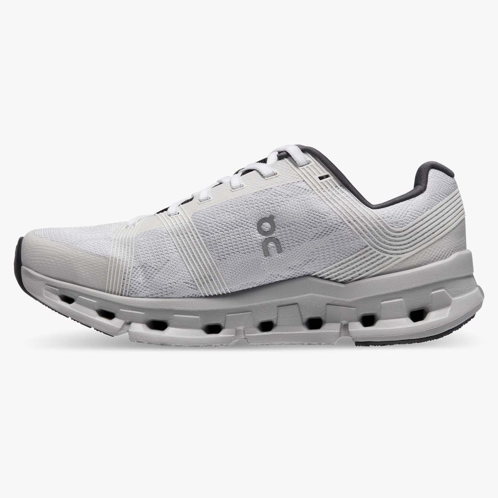 On Women's Cloudgo Running Shoes White / Glacier - achilles heel