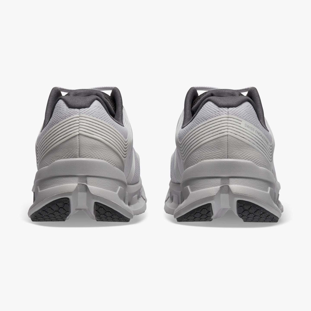 On Women's Cloudgo Running Shoes White / Glacier - achilles heel