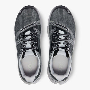 On Men's Cloudgo Running Shoes Black / Glacier - achilles heel