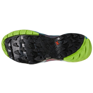 La Sportiva Women's Akasha 2 Trail Running Shoes Topaz / Red Plum - achilles heel