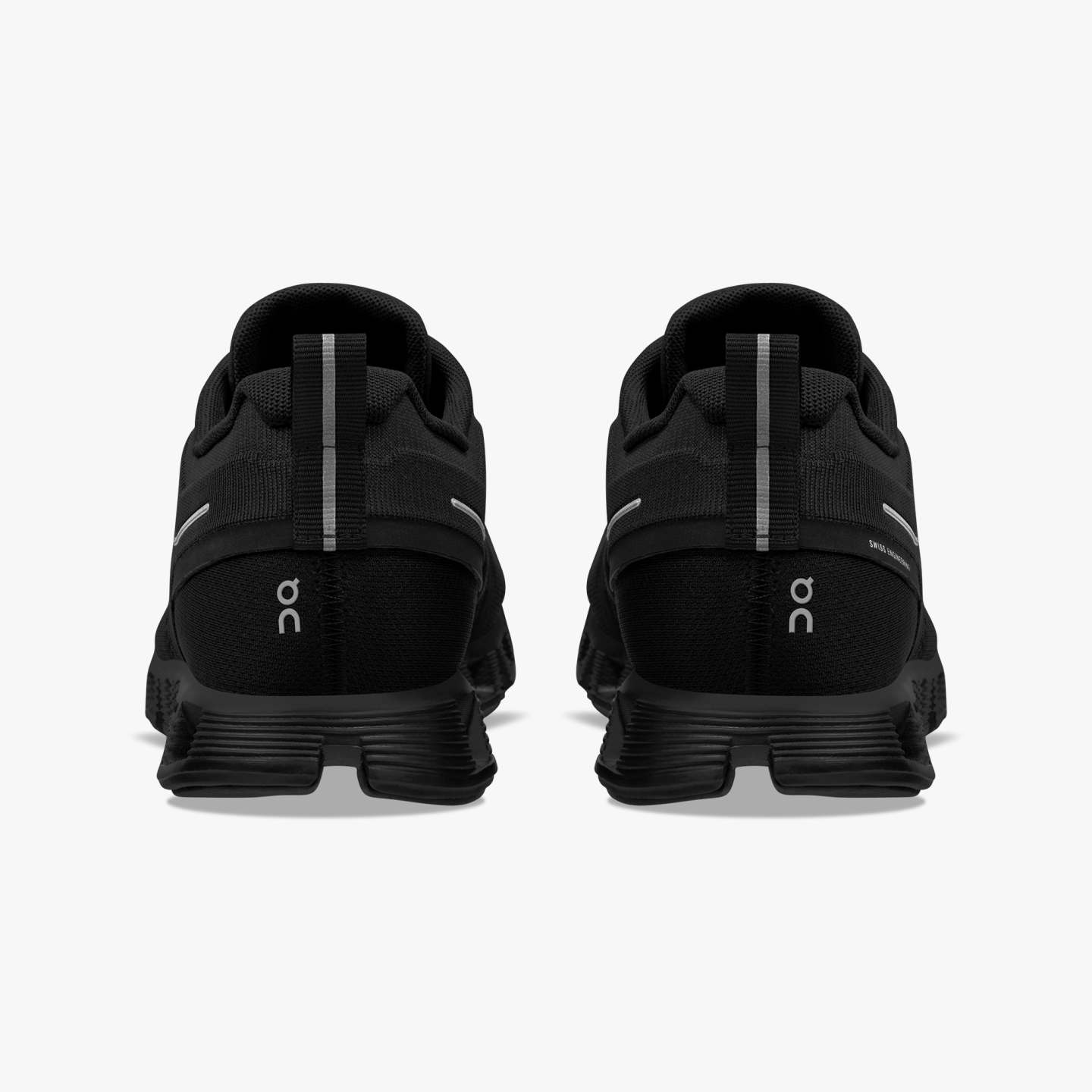 On Men's Cloud 5 Waterproof Running Shoes All Black - Achilles Heel