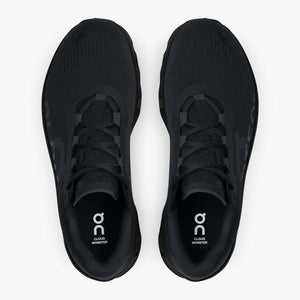 On Men's Cloudmonster Running Shoes All Black - achilles heel