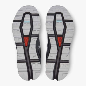 On Women's Cloudvista Waterproof Trail Running Shoes Eclipse / Black - achilles heel