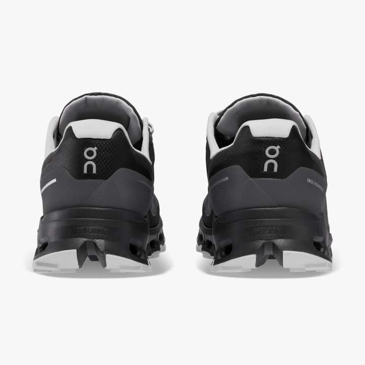 On Women's Cloudvista Waterproof Trail Running Shoes Eclipse / Black - achilles heel