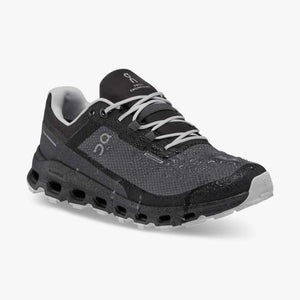On Women's Cloudvista Waterproof Trail Running Shoes Eclipse / Black - achilles heel