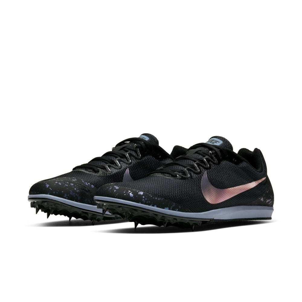 Nike Zoom Rival D 10 Running Spikes Black / Indigo Fog - achilles heel