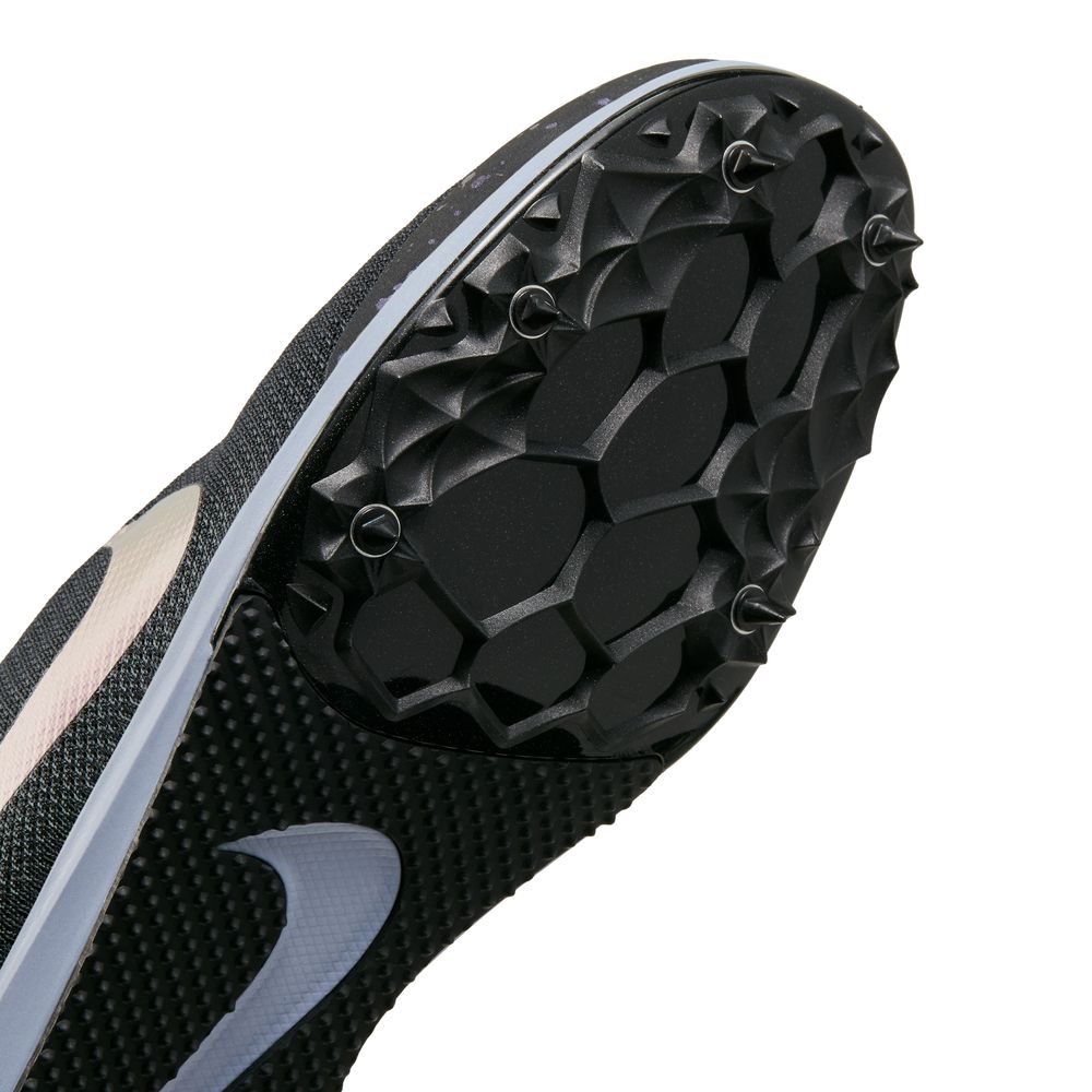 Nike Zoom Rival D 10 Running Spikes Black / Indigo Fog - achilles heel