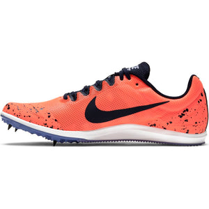 Nike Zoom Rival D 10 Running Spikes Bright Mango / Blackened Blue - achilles heel