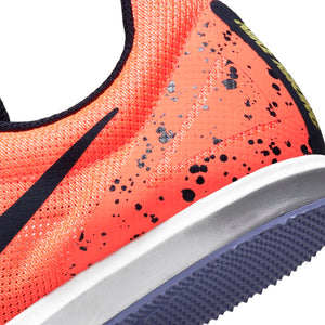 Nike Zoom Rival D 10 Running Spikes Bright Mango / Blackened Blue - achilles heel