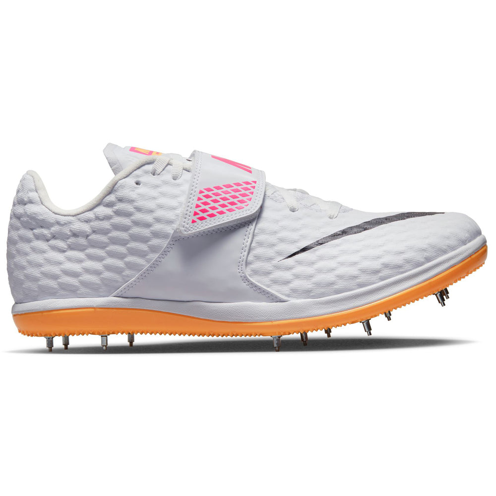 Nike High Jump Elite Field Shoes White / Black / Hyper Pink - achilles heel