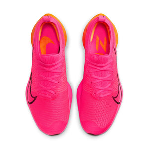 Nike Men's Air Zoom Tempo NEXT% Running Shoes Hyper Pink / Black / Laser Orange - achilles heel