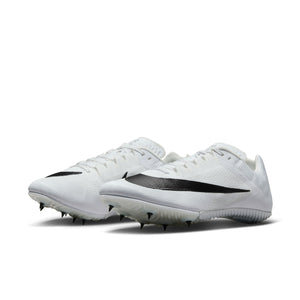 Nike Zoom Rival Sprint Running Spikes White / Black - achilles heel