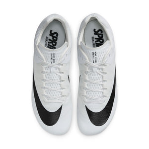 Nike Zoom Rival Sprint Running Spikes White / Black - achilles heel