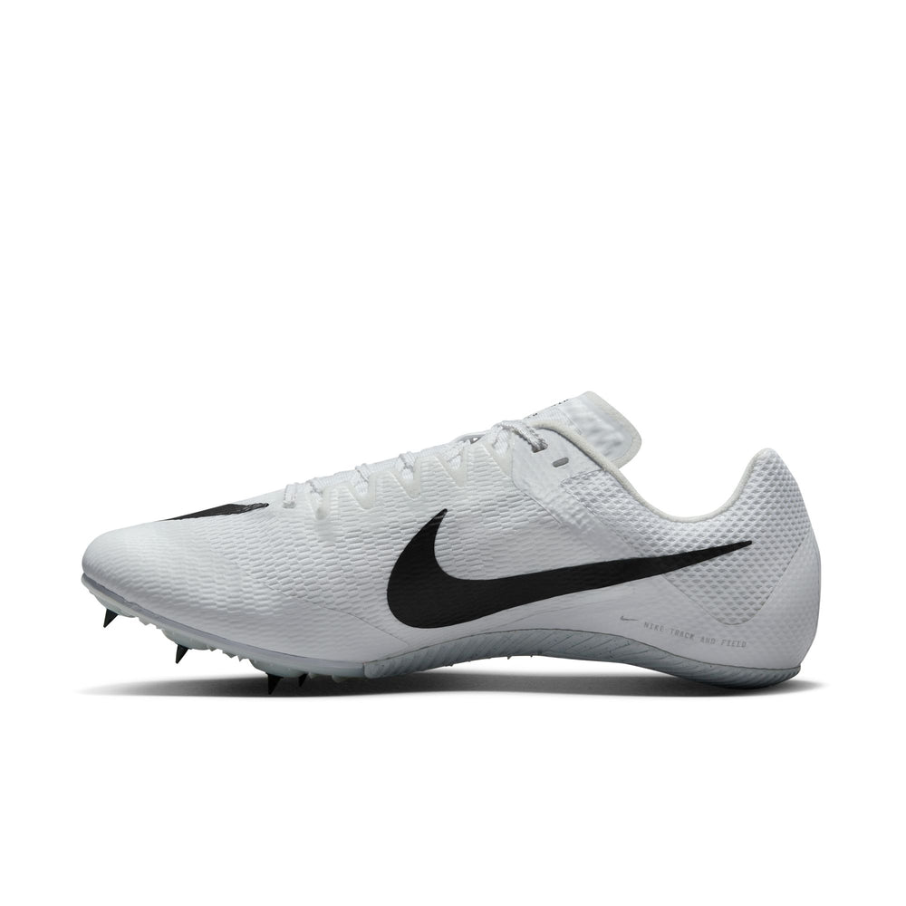 Nike Zoom Rival Sprint Running Spikes White / Black - achilles heel