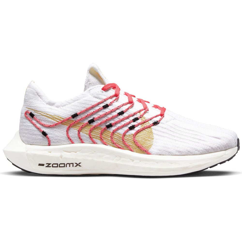 Nike Women's Pegasus Turbo Next Nature Running Shoes White / Topaz Gold / Sea Coral - achilles heel