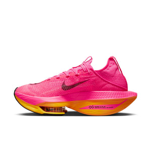 Nike Women's Alphafly 2  Running Shoes Hyper Pink / Black / Laser Orange - achilles heel