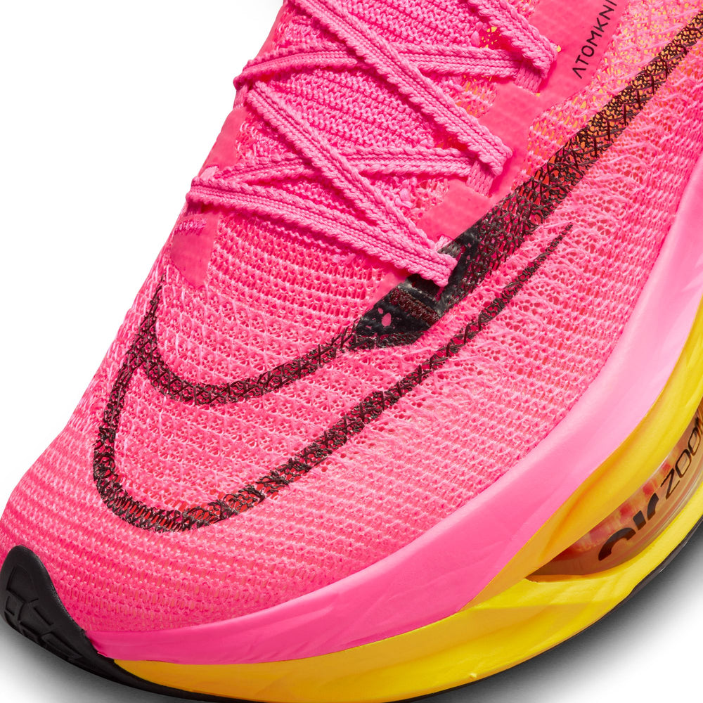 Nike Women's Alphafly 2  Running Shoes Hyper Pink / Black / Laser Orange - achilles heel