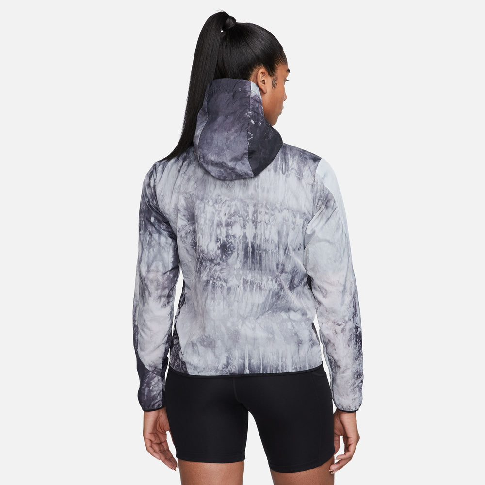 Nike Women's Repel Trail Running Jacket Black / Photon Dust - achilles heel