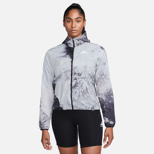 Nike Women's Repel Trail Running Jacket Black / Photon Dust - achilles heel