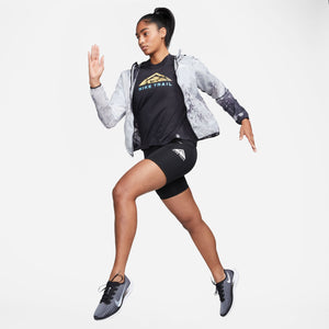 Nike Women's Repel Trail Running Jacket Black / Photon Dust - achilles heel