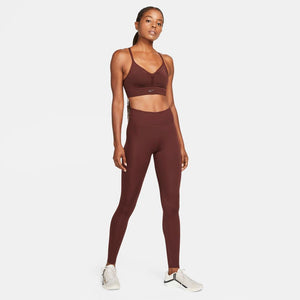 Nike Women's Indy Seamless Bra Bronze Eclipse / Dark Smoke Grey - achilles heel