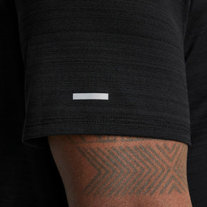 Nike x Achilles Heel Men's Miler Run Club Tee Black / Reflective Silver - achilles heel