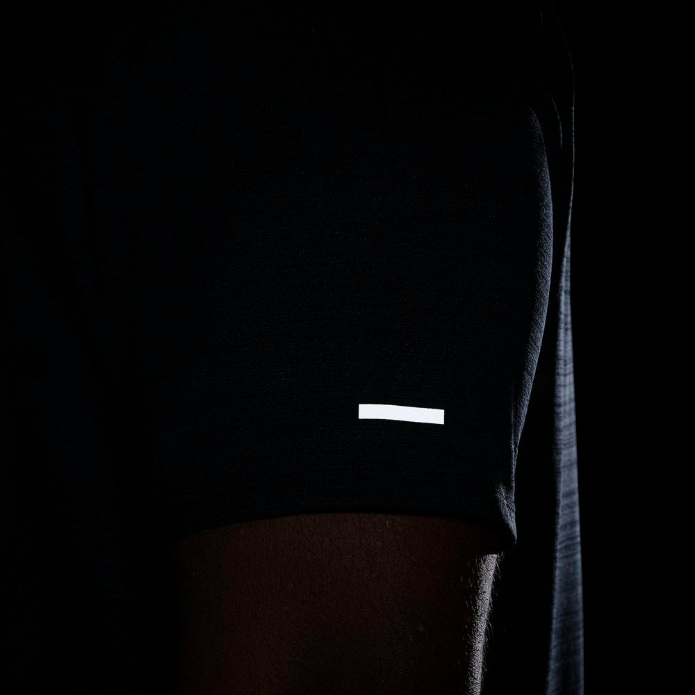 Nike x Achilles Heel Men's Miler Run Club Tee Black / Reflective Silver - achilles heel