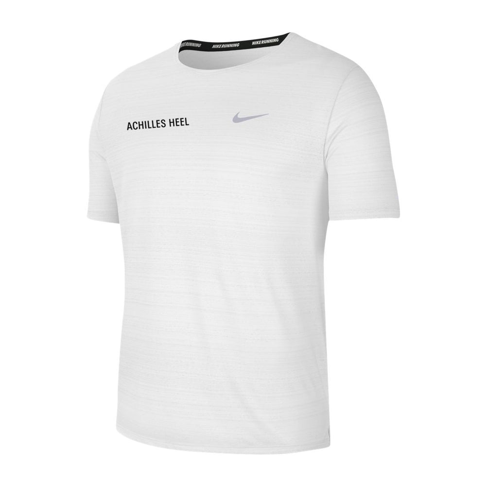Nike x Achilles Heel Men's Miler Run Club Tee White / Reflective Silver - achilles heel