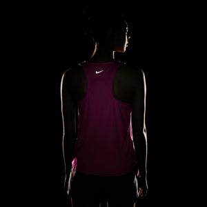 Nike Women's Swoosh Run Tank Fireberry / Reflective Silver - achilles heel