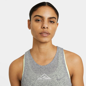 Nike Women's City Sleek Trail Tank Smoke Grey / Grey Fog / Heather - achilles heel