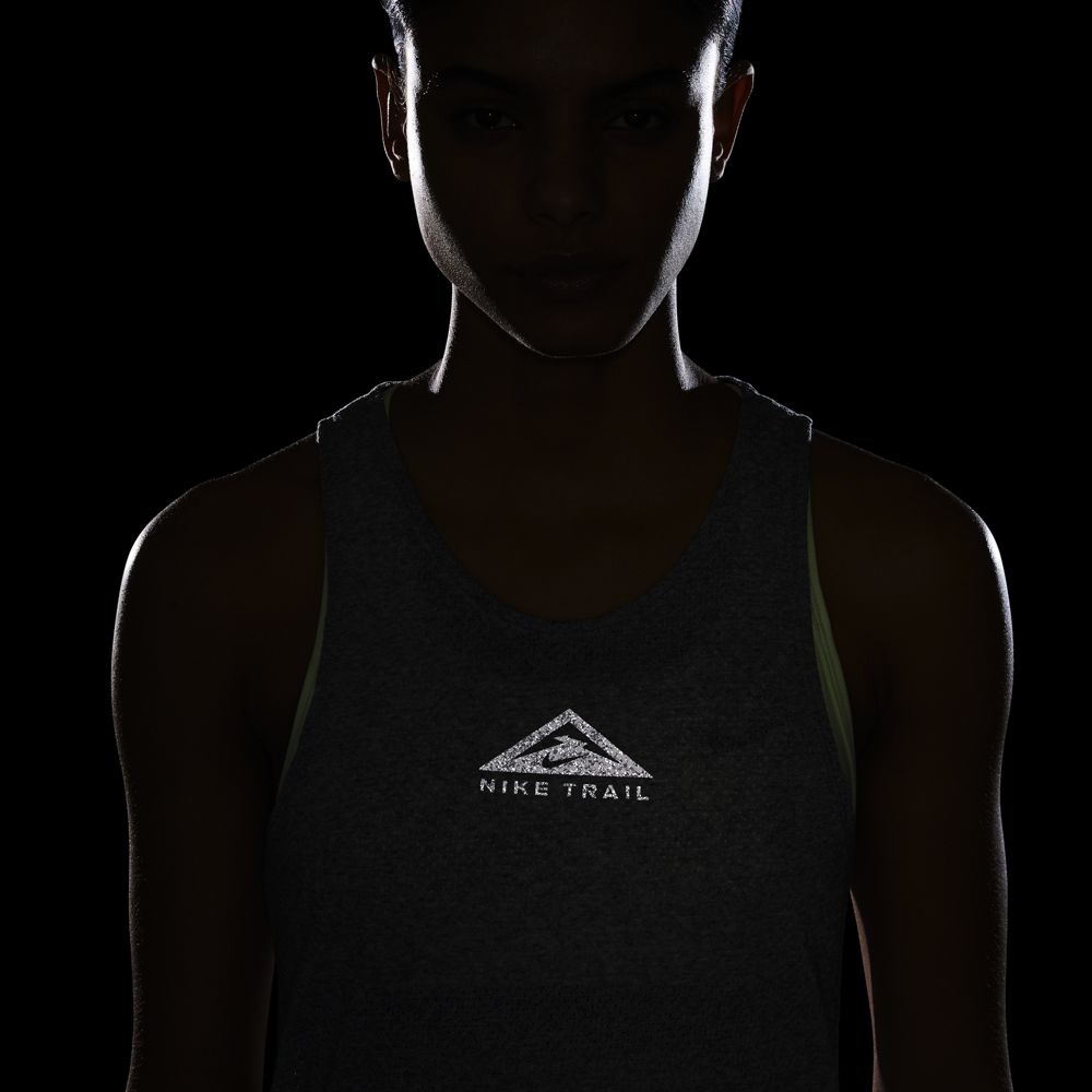 Nike Women's City Sleek Trail Tank Smoke Grey / Grey Fog / Heather - achilles heel
