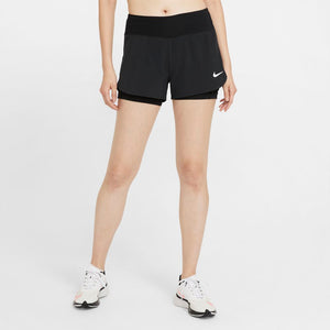 Nike Women's Eclipse 2 In 1 Shorts Black - achilles heel