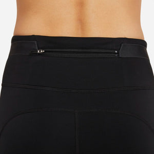 Nike Women's Epic Luxe Trail Running Tight Shorts Black / Dark Smoke Grey - achilles heel