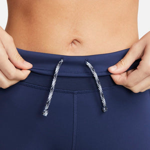 Nike Women's Epic Luxe Trail Running Tight Midnight Navy / Aluminium - achilles heel