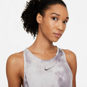 Nike Women's Icon Clash City Sleek Tank Light Smoke Grey / Iron Grey - achilles heel