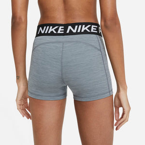 Nike Women's Pro 365 3 Inch Short Smoke Grey / Heather / Black - achilles heel