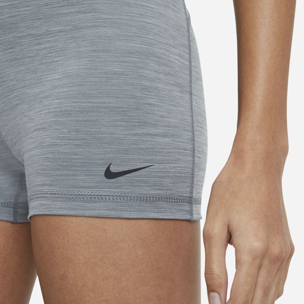 Nike Women's Pro 365 3 Inch Short Smoke Grey / Heather / Black - achilles heel
