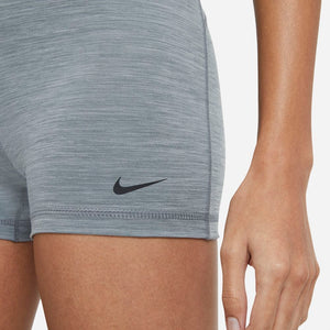 Nike Women's Pro 365 3 Inch Short Smoke Grey / Heather / Black - achilles heel