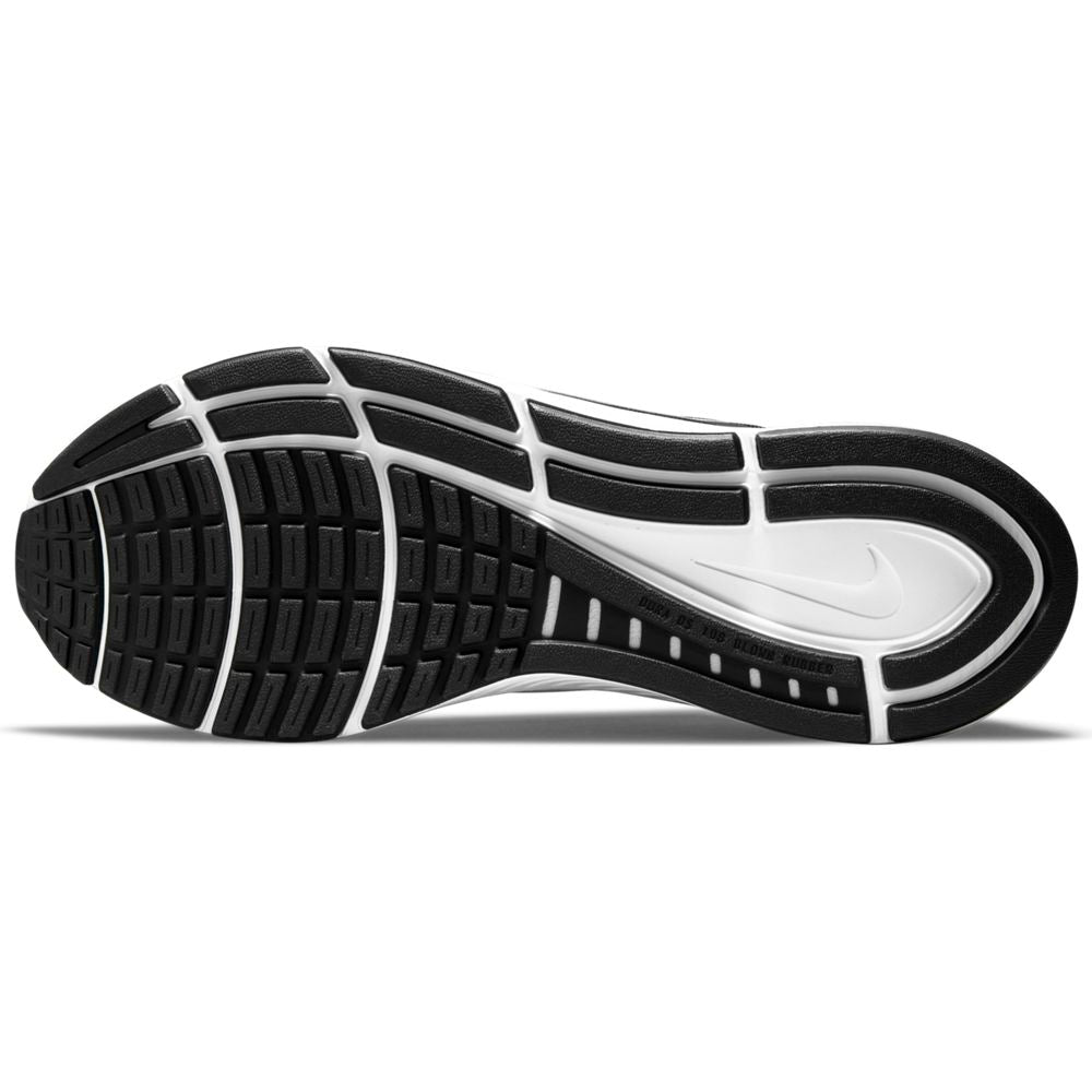Nike Men's Structure 24 Running Shoes Black /  White - achilles heel