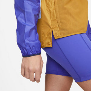 Nike Women's Shield Trail Running Jacket Aluminium / Lapis / Midnight Navy / Black - achilles heel
