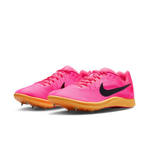 Nike Zoom Rival Distance Running Spikes Hyper Pink / Laser Orange / Black - achilles heel