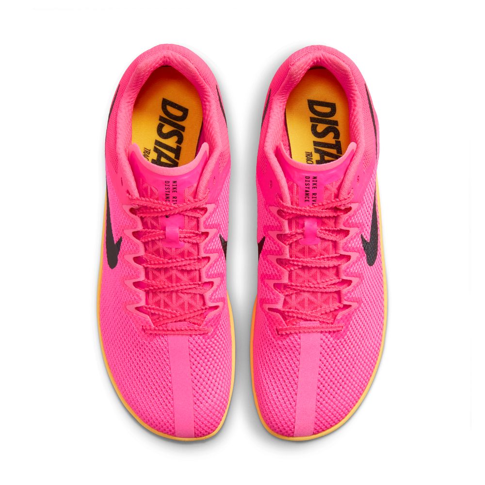 Nike Zoom Rival Distance Running Spikes Hyper Pink / Laser Orange / Black - achilles heel