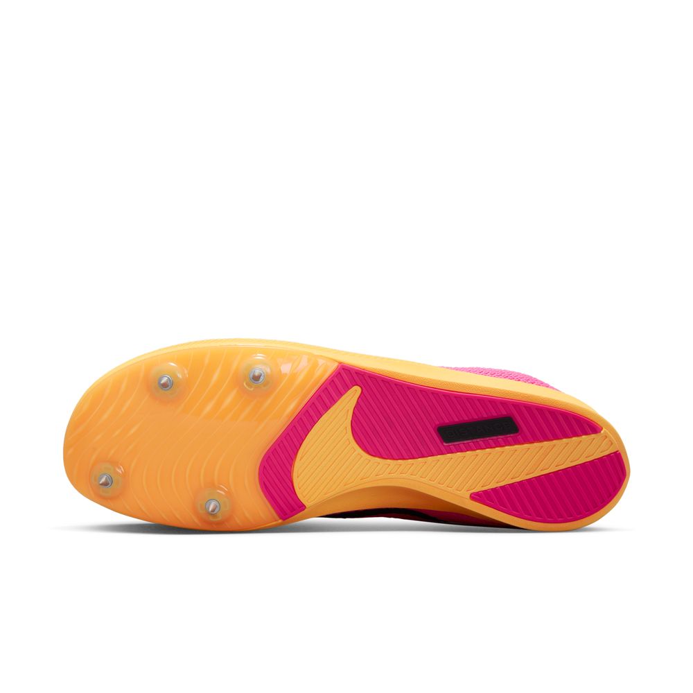 Nike Zoom Rival Distance Running Spikes Hyper Pink / Laser Orange / Black - achilles heel