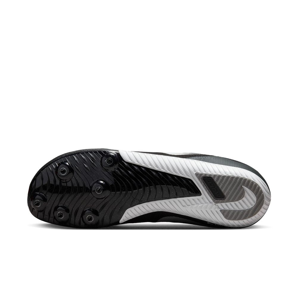 Nike Zoom Rival Multi-Event Running Spikes Black / Metallic Silver - achilles heel