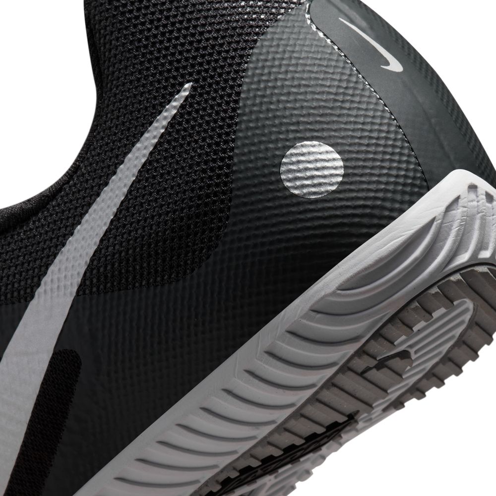 Nike Zoom Rival Multi-Event Running Spikes Black / Metallic Silver - achilles heel