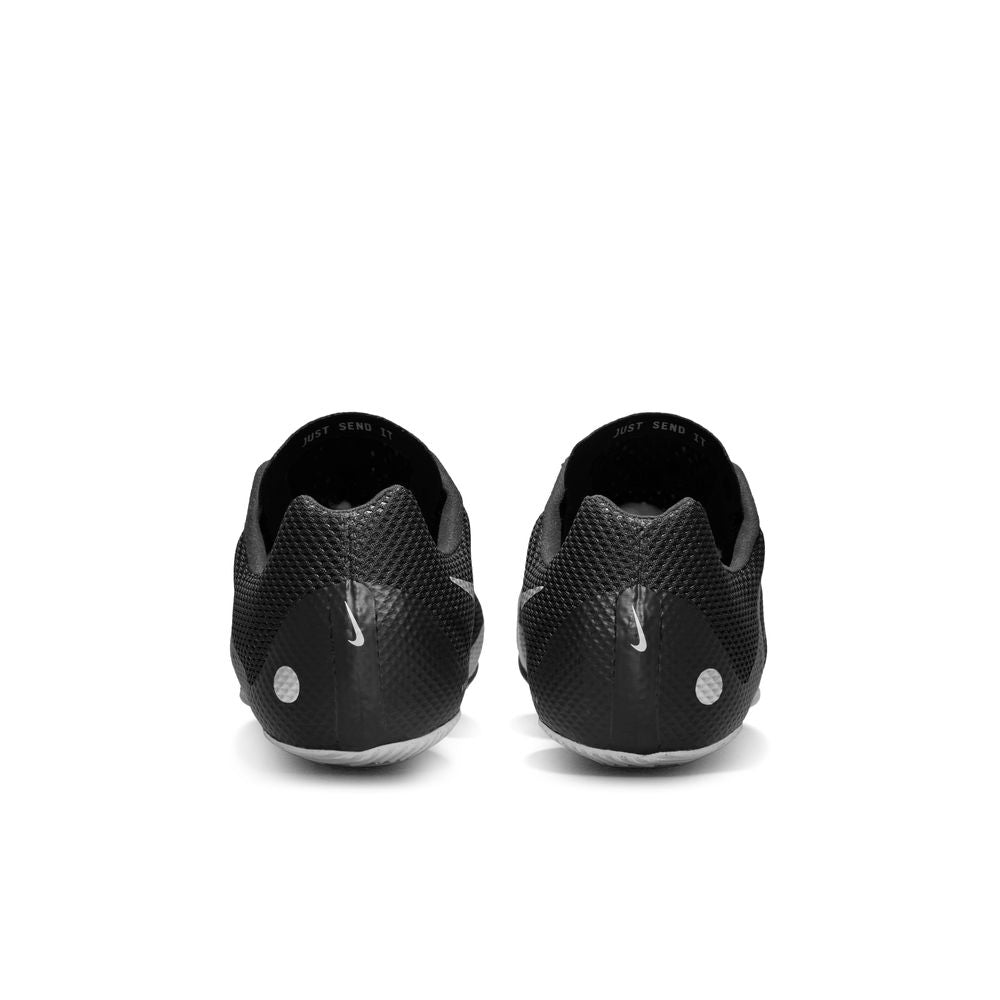 Nike Zoom Rival Sprint Running Spikes Black / Metallic Silver - achilles heel
