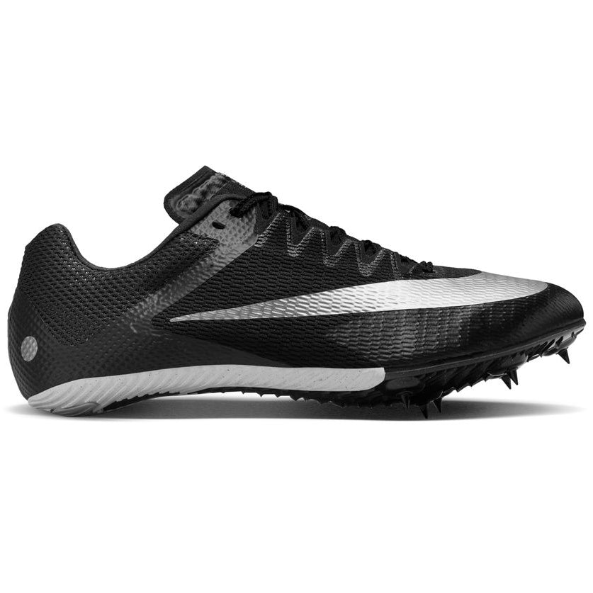 Nike Zoom Rival Sprint Running Spikes Black / Metallic Silver - achilles heel